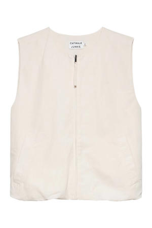 gilet ecru