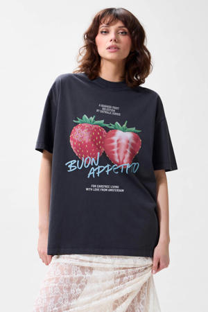 T-shirt antraciet