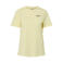 PIECES rechtvallend T-shirt met backprint - lichtgeel