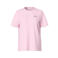 PIECES rechtvallend T-shirt met backprint - lichtroze