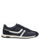 BOSS ORANGE suède sneakers - donkerblauw