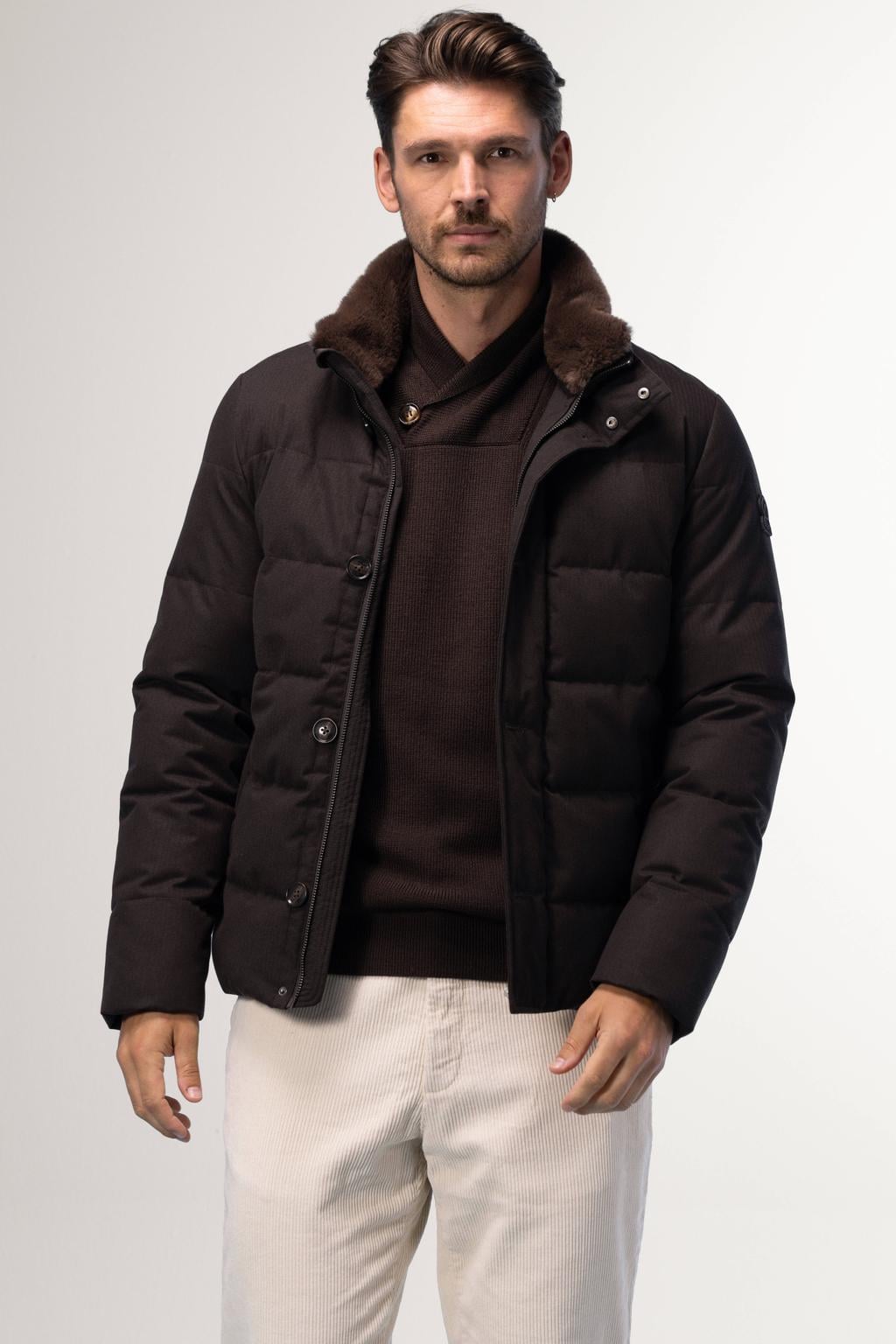 Agiato winterjas - donkerbruin