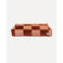 Dogguo Hondenkussen BLOCK-BED-BROWN/BEIGE/PEACH-XL