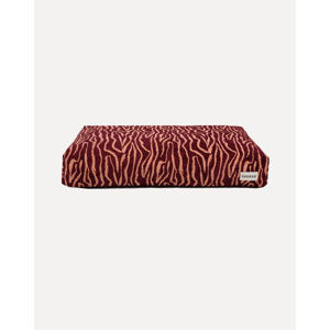 Hondenkussen ETHNIC-BED-BORDEAUX/PEACH-M