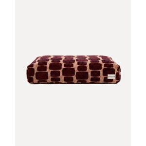 Hondenkussen STAPLE-STONES-BED-PEACH/BORDEAUX-L