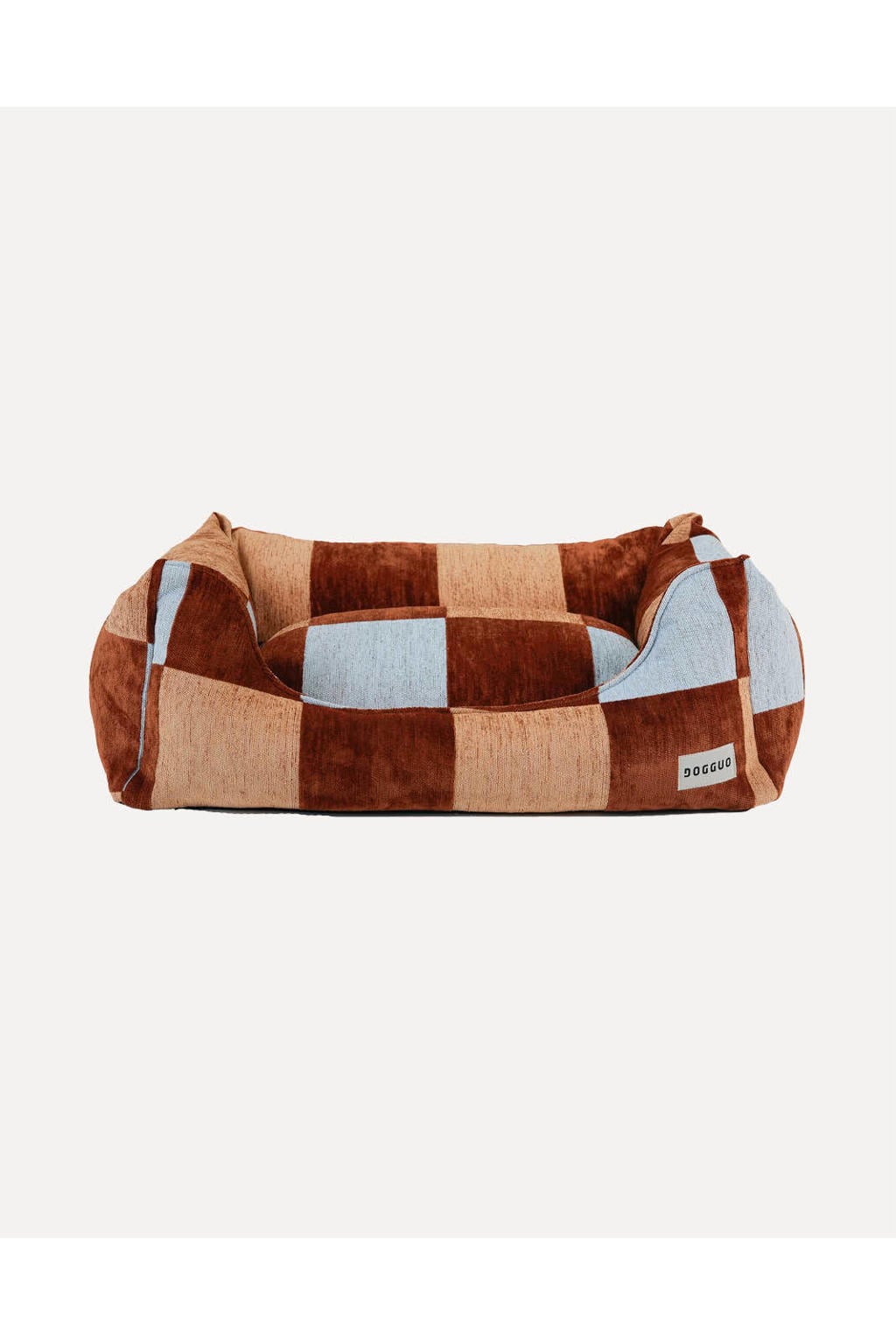 Dogguo Hondenmand BLOCK-SOFA-BROWN/BEIGE/BLUE-M