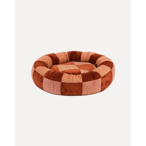 Hondenmand rond BLOCK-ROUND-BED-BROWN/BEIGE/PEACH-M