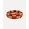 Dogguo Hondenmand rond BLOCK-ROUND-BED-BROWN/BEIGE/PEACH-M