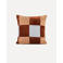 Dogguo Sierkussen  BLOCK-CUSHION-BROWN/BEIGE/BLUE (50X50 cm)