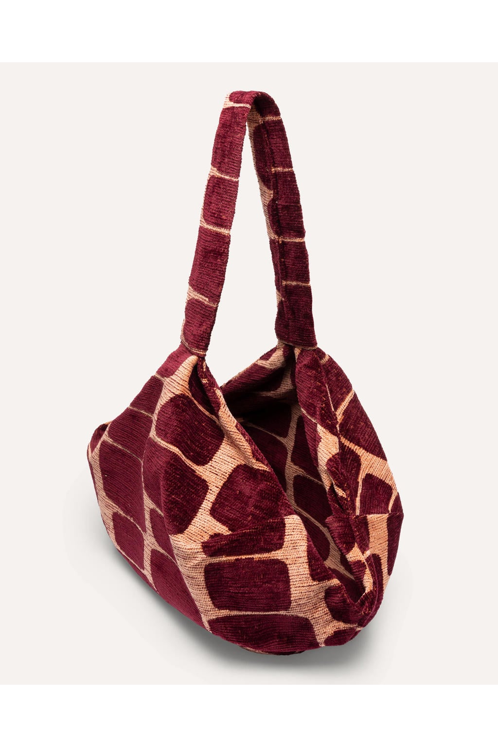 Dogguo Honden draagtas / katten draagtas STAPLE-STONES-CARRIER-PEACH/BORDEAUX