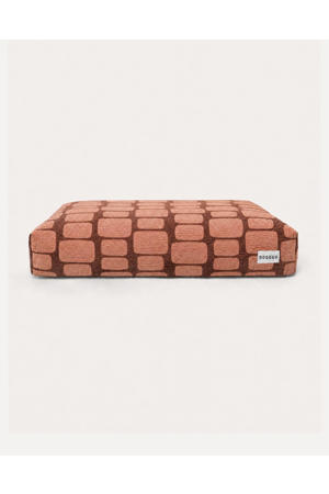 Hondenkussen STAPLE-STONES-BED-BROWN/PEACH-M