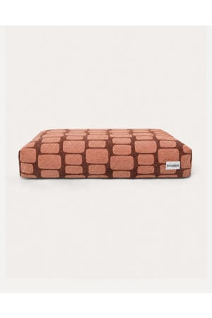 Hondenkussen STAPLE-STONES-BED-BROWN/PEACH-M