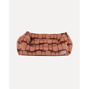 Hondenmand STAPLE-STONES-SOFA-BROWN/PEACH-M