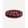 Dogguo Hondenmand rond STAPLE-STONES-ROUND-BED-PEACH/BORDEAUX-M