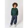 Tumble 'n Dry sweater met backprint - donkergroen