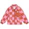 Tumble 'n Dry geruite teddy jas - roze