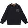 Tumble 'n Dry sweater met backprint - donkerblauw