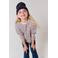 Tumble 'n Dry gestreepte longsleeve met borduursels - grijsblauw