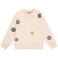 Tumble 'n Dry sweater met pailletten en print - beige