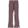 Tumble 'n Dry gestreepte flared broek - donkerbruin