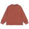 Tumble 'n Dry longsleeve met geribde boorden en backprint - rood