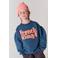 Tumble 'n Dry sweater met tekst - grijsblauw