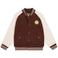 Tumble 'n Dry junior bomberjack met contrast bies - donkerbruin