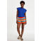 Cache Cache top met textuur blauw