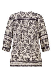 thumbnail: MS Mode gebloemde blouse zwart