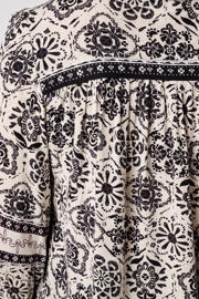 thumbnail: MS Mode gebloemde blouse zwart