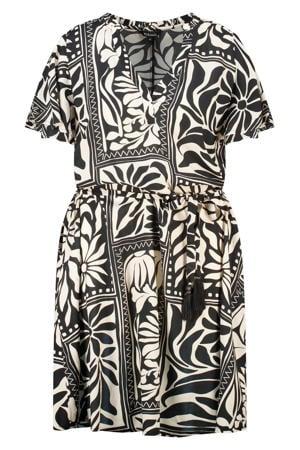 zomerjurk Plus Size - zwart