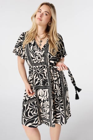 zomerjurk Plus Size - zwart