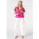 MS Mode ballon top Plus Size - fuchsia
