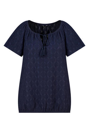 top Plus Size - donkerblauw