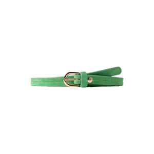 suède riem groen