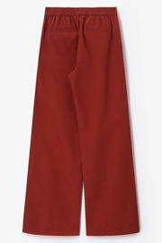 thumbnail: Sissy-Boy wide leg broek met linnen - bruin
