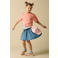 Sissy-Boy gebloemde korte rok blauw