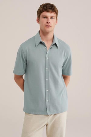 regular casual overhemd groen
