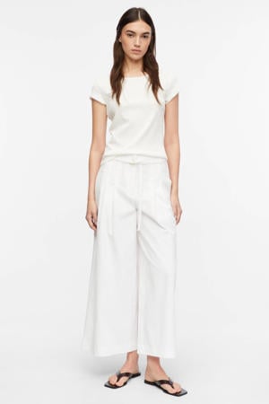 cropped broek wit