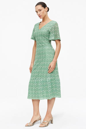 midi jurk groen