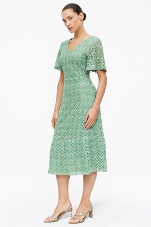 midi jurk groen