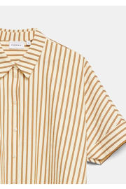 thumbnail: comma gestreepte blouse beige