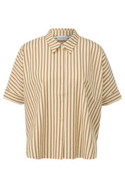 thumbnail: comma gestreepte blouse beige