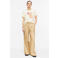 comma T-shirt met dierenprint wit