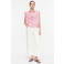 comma gestreepte blouse roze