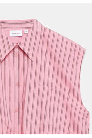 thumbnail: comma gestreepte blouse roze