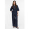 comma high waist wide leg jeans dark blue denim
