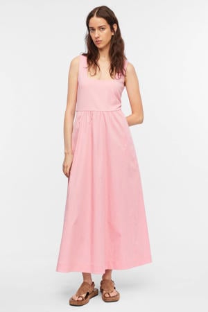 maxi jurk roze