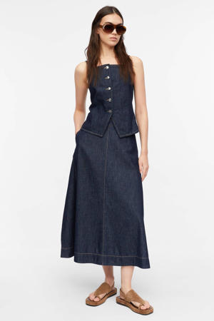 spijkerrok dark blue denim