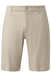 thumbnail: s.Oliver regular bermuda short met linnen beige